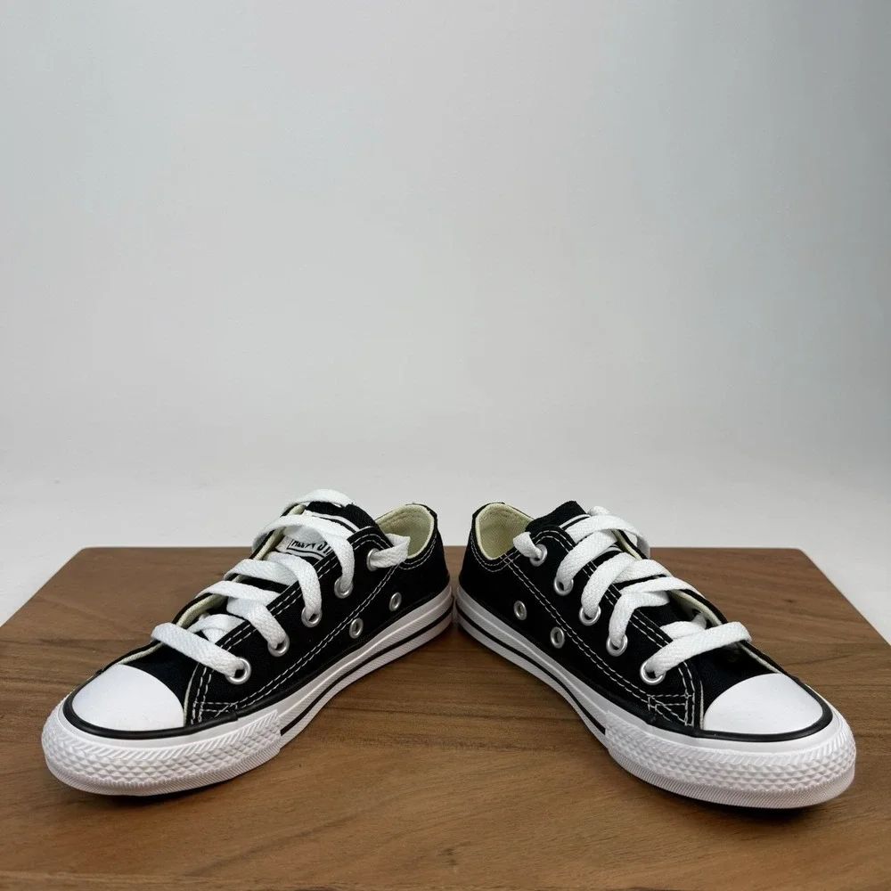 New NIB Little Kids Converse Chuck Taylor All‎ Star OX Black Sneaker 11 C